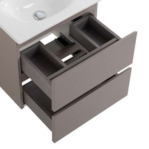 BelBagno Тумба с раковиной Kraft 39-50 подвесная Бежевый матовый с раковиной BB-8099-3-50 – картинка-5